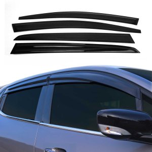 Volkswagen Golf Wind Deflector - Omac - Acrylic 4 Pcs - Black - '03-'09